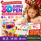 💥【Buy 1 Get 1 Free!!! 】🎁🔮New 2026 Magic Pens, 6 Colors 3D Bubble Drawing Pens!🎄