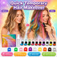 ⏳LAST DAY SALE 70% OFF!!🌈12-Color Temporary Hair Chalk Applicator Set🌈 |✅No Bleach, No Stain |