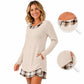 ✨🍂2026 Autumn’s Sale 70% OFF💖Women's Casual Plaid Patchwork Knit Dress
