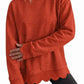 💖2026 Autumn’s Sale 70% OFF✨🍂Women's Crew Neck Wavy Scallop Oversized Sweatshirt