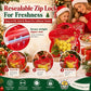 🎁70% OFF!!!-Ready for Christmas!🎅Easy Fill, Easy Seal🎄Festive Self-Seal Treat Bags – Santa & Snowman Print | Resealable, Food-Safe & Perfect for Cookies, Chocolates & Little Gifts🎅⛄