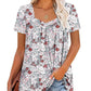 ⏰Hot Sale 50% Off🔥Women's Summer Pleated Printed Short-Sleeves