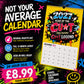 🎁Last Day Sale Only ￡8.99!!🌟2027 Year of the Cunt Wall Calendar – Bold Graffiti Humor Calendar📆