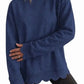 💖2026 Autumn’s Sale 70% OFF✨🍂Women's Crew Neck Wavy Scallop Oversized Sweatshirt