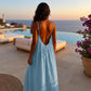 💕Summer Hot Sale 50% OFF!💃Women's Solid Color Cami Spaghetti Strap Loungewear Night Dress