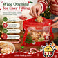 🎁70% OFF!!!-Ready for Christmas!🎅Easy Fill, Easy Seal🎄Festive Self-Seal Treat Bags – Santa & Snowman Print | Resealable, Food-Safe & Perfect for Cookies, Chocolates & Little Gifts🎅⛄