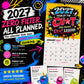 🎁Last Day Sale Only ￡8.99!!🌟2027 Year of the Cunt Wall Calendar – Bold Graffiti Humor Calendar📆