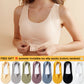 ⏳LAST DAY SALE ONLY 8.99!!👍✨Cross Back Front Closure Wireless Posture Support Bra– All-Day Comfort, Breathable & Summer-Ready 💕