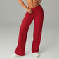 💗LAST DAY SPECIAL SALE 50% OFF👖Women's Plain Loose Wide Leg High Waist Sporty Straight Leg Pants with Pockets✨-Comfortable Daily Wear