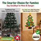 🎅Xmas Hot Sales - ONLY ￡8.99!🎄DIY Felt Christmas Tree for Kids – 32 Reusable Ornaments + Fairy Lights