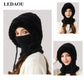 🎄Christmas Sale 50% OFF⛄️Women’s Thermal Knit Hood – Fleece-Lined Winter Hat, Neck Warmer & Face Cover Combo