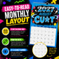 🎁Last Day Sale Only ￡8.99!!🌟2027 Year of the Cunt Wall Calendar – Bold Graffiti Humor Calendar📆