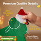 🎅Xmas Hot Sales - ONLY ￡8.99!🎄DIY Felt Christmas Tree for Kids – 32 Reusable Ornaments + Fairy Lights