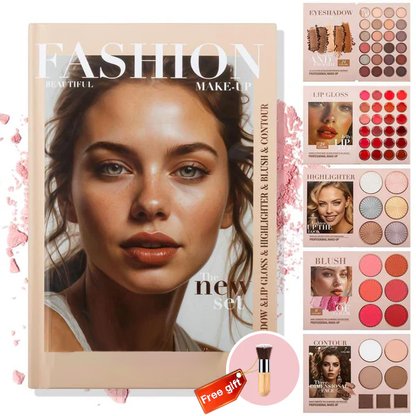 🔥Last Day Promotion 50%OFF💄5-Layer Book-Style Makeup Palette with 67 Pro Shades