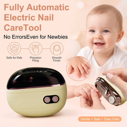🔥LIMITED TIME PRICE: ONLY ￡11.99!!!🔥TrimPro™ 2-in-1 Smart Electric Nail Trimmer & Polisher for All Ages 👨‍👩‍👧‍👦 – Blade-Free, Blood-Free & Stress-Free Nail Care! 💅