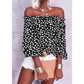 💥Limited time Sale 70% OFF👚Women's Off Shoulder Floral Chiffon Blouse