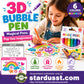 💥【Buy 1 Get 1 Free!!! 】🎁🔮New 2026 Magic Pens, 6 Colors 3D Bubble Drawing Pens!🎄