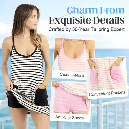 🥳2026 HOT SALE-50% OFF! 🥳💞50K+ SOLD!🔥👗Women's Sleeveless Summer Dress with Shorts