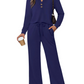 ⏰LAST DAY SALE 70% OFF👍✨Women's Two Piece Lounge Set Long Sleeve Top Wide Leg Pants
