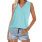 🔥BUY 3 PAY 2 (CODE: LUCKY)🔥Women's Sleeveless V-Neck Slimming Loose Fit Casual Tank Top T-Shirt