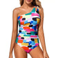 💥LAST DAY SALE 60% OFF🏖️🩱Women's One Shoulder One Piece Swimsuit Tummy Control Bathing Suit