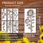 🔥Summer Hot Sale Promotion-49% OFF🌻Garden Fence Large Flower Stencils🖌️DIY decoration