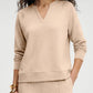 🍂⏳LIMITED-TIME 70% OFF! ✨Women's 2 Piece Outfits V Neck Lounge Set | Raglan Long Sleeve Top & Wide Leg Pants
