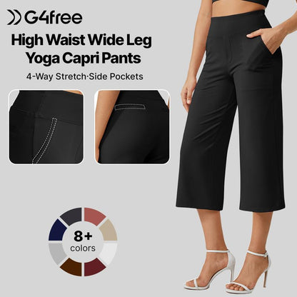 ⏳LAST DAY SALE ONLY￡11.99!!🌸Women's High-Waisted Stretch Cropped Pants
