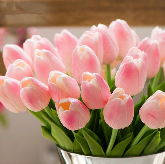 💐9 pcs🌷💝Each only cost ￡0.79💝Outdoor Artificial Tulip Flowers 1 bundles