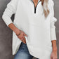 🎉2026 Hot Sale 50% OFF💞🔥Women's Half Zip Sweatshirt Hoodless Hoodie Stand Collar Top