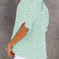 ⏰💥2026 Hot Sale 49% OFF👚Women's Crewneck Smocked Puff Sleeve Floral Print Blouse