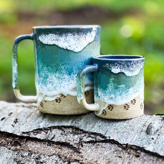 🔥Hot Sale 49%🔥Paw Print Ocean Shoreline Mug