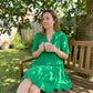 🔥🌈2026 Summer Hot Sale 49% OFF🌈Women's V Neck Ruffle Casual A-Line Flowy Swing Shift Dress