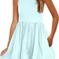 💕Last Day Promotion 49% OFF👗2025 Round Neck Bubble Dress with Pockets