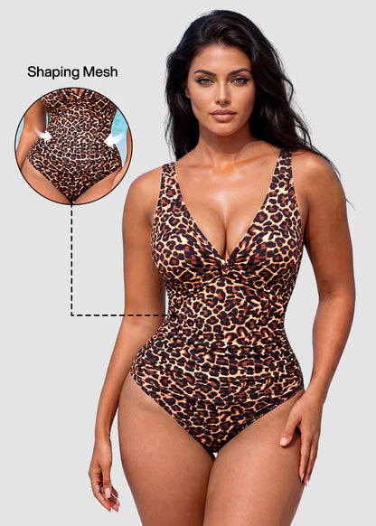 💕LAST DAY SALE 70% OFF🌊Hourglass Twist Front Tummy Control One-Piece Swimsuit👙
