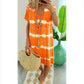 💃2026 Summer Hot Sale 70% OFF🌈Tie-Dye Striped Short Sleeve T-Shirt Dress – Soft & flowy – Perfect for summer, beach or casual days – comfortable and stylish 🌊✨