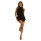 🎉2026 Hot Sale 49% OFF💃🌿Women's Sleeveless Fashion Textured Halter Neck Tiered Short Dress