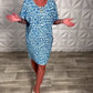 💃Last Day Promotion-49% OFF🎉Women's Casual Printed Crew Neck Dress