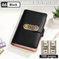 🎁🎅70% OFF!!!-Ready for Christmas!🎄PU Leather Binder Savings Notebook with 3-Digit Resettable Password Lock✉️💸Large Capacity Storage for Money & Important Items