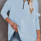 🎉2026 Hot Sale 50% OFF💞🔥Women's Half Zip Sweatshirt Hoodless Hoodie Stand Collar Top