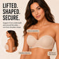 ⏳LAST WEEK SALE -ONLY £8.99!🖤💐Women's Convertible Strapless Minimiser Bandeau Bra Underwire Unlined for Large Bust