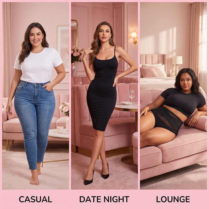 🌸Last Day-Buy 1 Get 3 Packs✨Plus-Size High-Waist Cross Tummy Control Panties👖