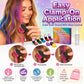 ⏳LAST DAY SALE 70% OFF!!🌈12-Color Temporary Hair Chalk Applicator Set🌈 |✅No Bleach, No Stain |