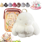 🎁Easter Best Gift  70% Off💥🐰Easter Cute Bunny Plush Keychain - Iron Box Gift Option, 🎁Easter Sweet Surprise
