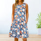 🔥Hot Sale 50% OFF💝✨Summer Casual Floral Sundress Boho Tank Dress With Pockets