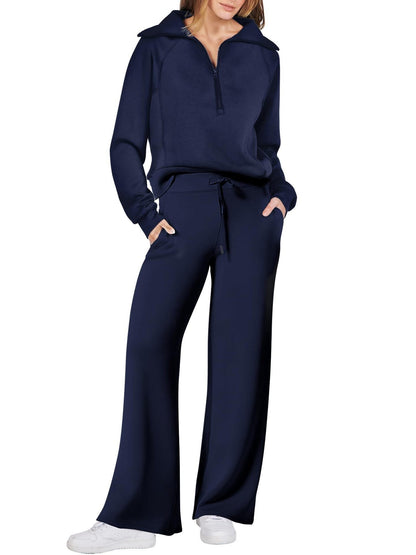 💝LAST DAY SALE 50% OFF!!⚡Women's 2 Piece Casual Outfits Sweatsuit Set🎀