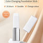 🎁Last Day BUY 1 GET 1 FREE🎉Cover Cream Stick V w/ Detachable Brush - Korean Skin Care Color-Changing Foundation Stick with Collagen Capsules