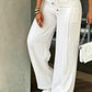 ⏳Last Day Sale Only ￡15.99!!👖💥Women's High-Waisted Straight Leg Trousers – Front seam & elastic back – Versatile, comfortable & perfect for office or casual wear✨🌸