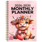 ⏰📅 LAST DAY SALE ONLY￡6.99!! 🐮 2026–2030 Monthly Planner ✨ Cute Highland Cow 5-Year Calendar | Large Monthly Blocks for Long-Term Planning