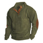 🏆Limited Time 50% OFF!🩶Men's Corduroy Stand Collar Sweatshirt